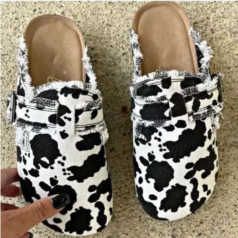 Canvas Mule Clogs