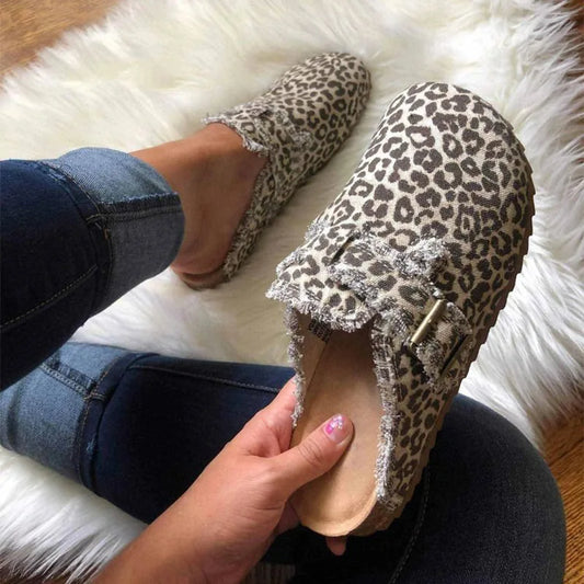 Canvas Mule Clogs